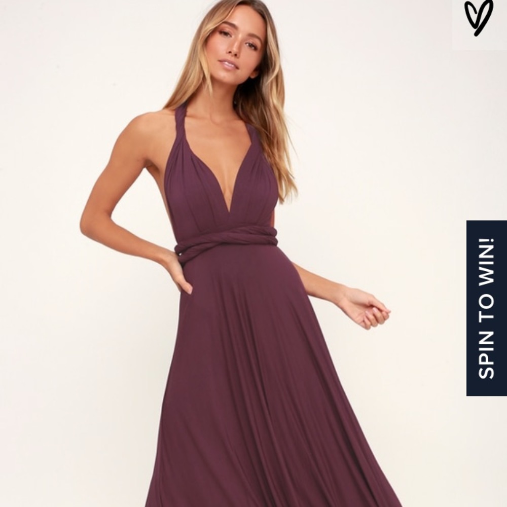 Lulus Bridesmaid or stretchy convertible maternity